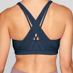 Athleta Transcendence Bra In Powervita in NAVY Med